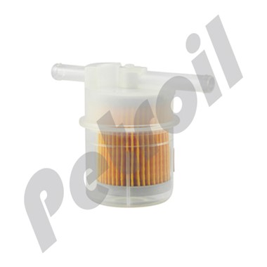 BF837 Filtro Combustible Baldwin en linea entrada/salida 5/16  Toyota Montacargas Automoviles 2330038010 WK42/6 FF5196