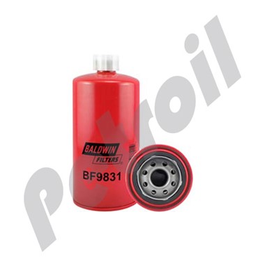 BF9831 Filtro Baldwin Combustible Roscado (Diesel