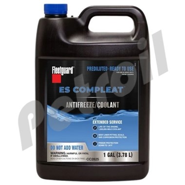 CC2825 Liquido Refrigerante Fleetguard Premezclado 50/50 EG  COMPLEAT Envase 1 Galon (3.785 Lts)
