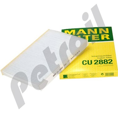 CU2882 Filtro Aire Cabina Mann Volkswagen Golf Bora 1HO819644 Audi  A3 94-03 TT