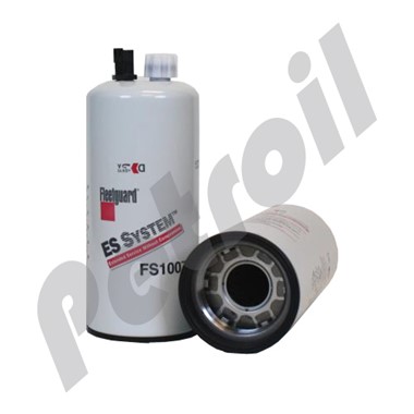 FS1007 Filtro Fleetguard Separador Agua Alta Eficiencia c/purga motor Cummins 3101871 BF1274-SP 33423 P551047 FS3423 FS1040
