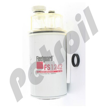 FS1242B Kit Filtro/Separador Fleetguard Elemento c/vaso Ford Cargo  1721 FS3242 Volkswagen 18-310 WK940/1 FS3242B