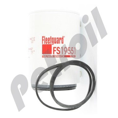 FS19551 Elemento Filtro/Sep Fleetguard (Usa Vaso) Volvo 81599 Scania  1393640 Mercedes 10mic FS90T FS90P P550747