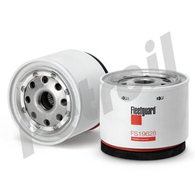 FS19628 Elemento Filtro/Separador (Usa Vaso) Fleetguard Equivalente  R12T R12S S3240 10mic use w FSK120M 120R-RAC-01