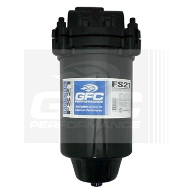 FS21 Housing GFC FACET Serie 21 con drenaje 150 PSI Max  Conexiones 1 1/2" NPT NO Incluye Elemento Coalescente/Separ