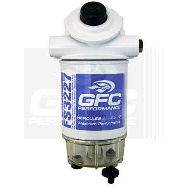 FSK490M Kit GFC Hercules Marino Base+Filtro/Sep+Vaso con Bomba de  Purga Fuera Borda 350 HP Max 10mic Utiliza FS3227 o S3227