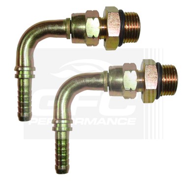 FSK9913 Kit de Conexiones GFC Hercules p/ FS1000 FS900 Contiene 2  Adaptadores Codo 90Â° Macho 7/8"-14 x Manguera 3/8"