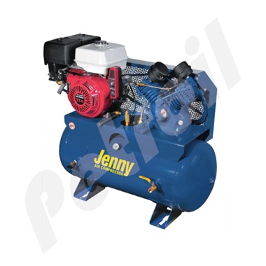 GT11HGB-30T Compresor de Aire VehÃ­culo de Servicio Motor a Gasolina 11  Hp 16.5 CFM @ 125 psi 16.3 CFM @ 175 psi