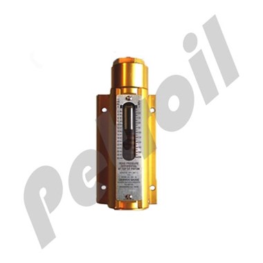 GTP-534-15A Manometro Diferencial Gammon Gauge Standard Aluminio 0-15  PSI Sellos Viton