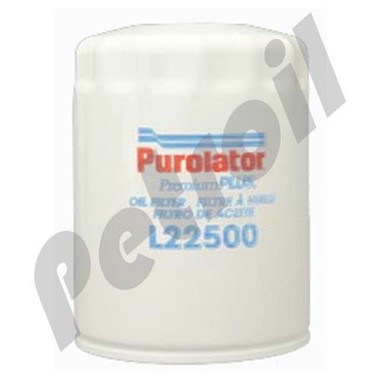 L22500 Filtro Aceite Purolator Roscado v/Antiretorno Ford AA5Z6714A  Mazda ZZC423802 Castrol CAS10060 B7449 PH500 57502 PH10575