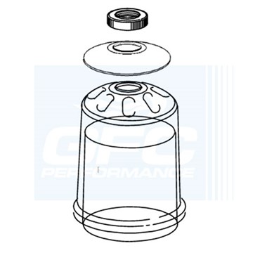 L9415 L9415 GFC Hercules Series Oil Paper Insert Fit FM200DS  Centrifugal Filter (pack 25 pcs) Wartsila 473415