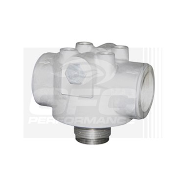 LH8721 Base de Montaje GFC para filtros hidraulicos de 4" OD  c/bypass 25 psid entrada/salida 3/4" P167473 OB8721