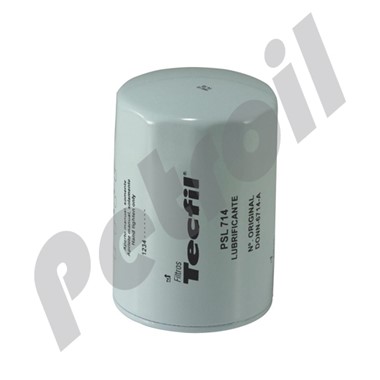 PSL714 Filtro Aceite Tecfil Ford 6 / 8 cil, Toyotal 6L, Wix 51515,  Fram PH8A PL-8 B2 51515 LF551A LF3313 L1515